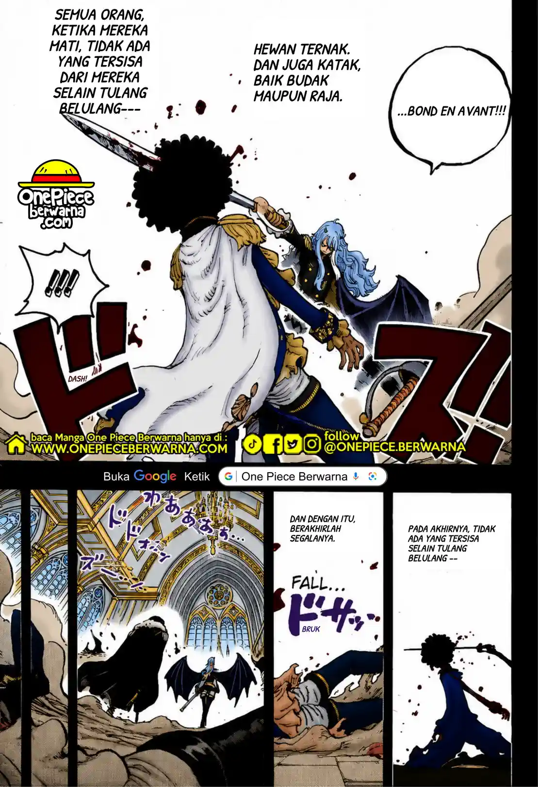One Piece berwarna 1186 1187 1188 bahasa indonesia